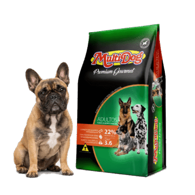 Ração Multidog Premium Gourmet para Bulldog Francês