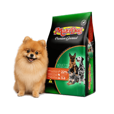Ração Multidog Premium Gourmet para Spitz Alemão Anão (Lulu da Pomerânia)